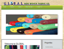 Tablet Screenshot of globalnonwovenfabric.com